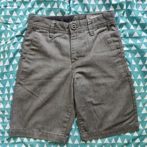Grey Flat Front Frickin Chino Shorts Size 10 | Volcom